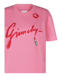 Givenchy Womens Graphic Logo T-Shirt