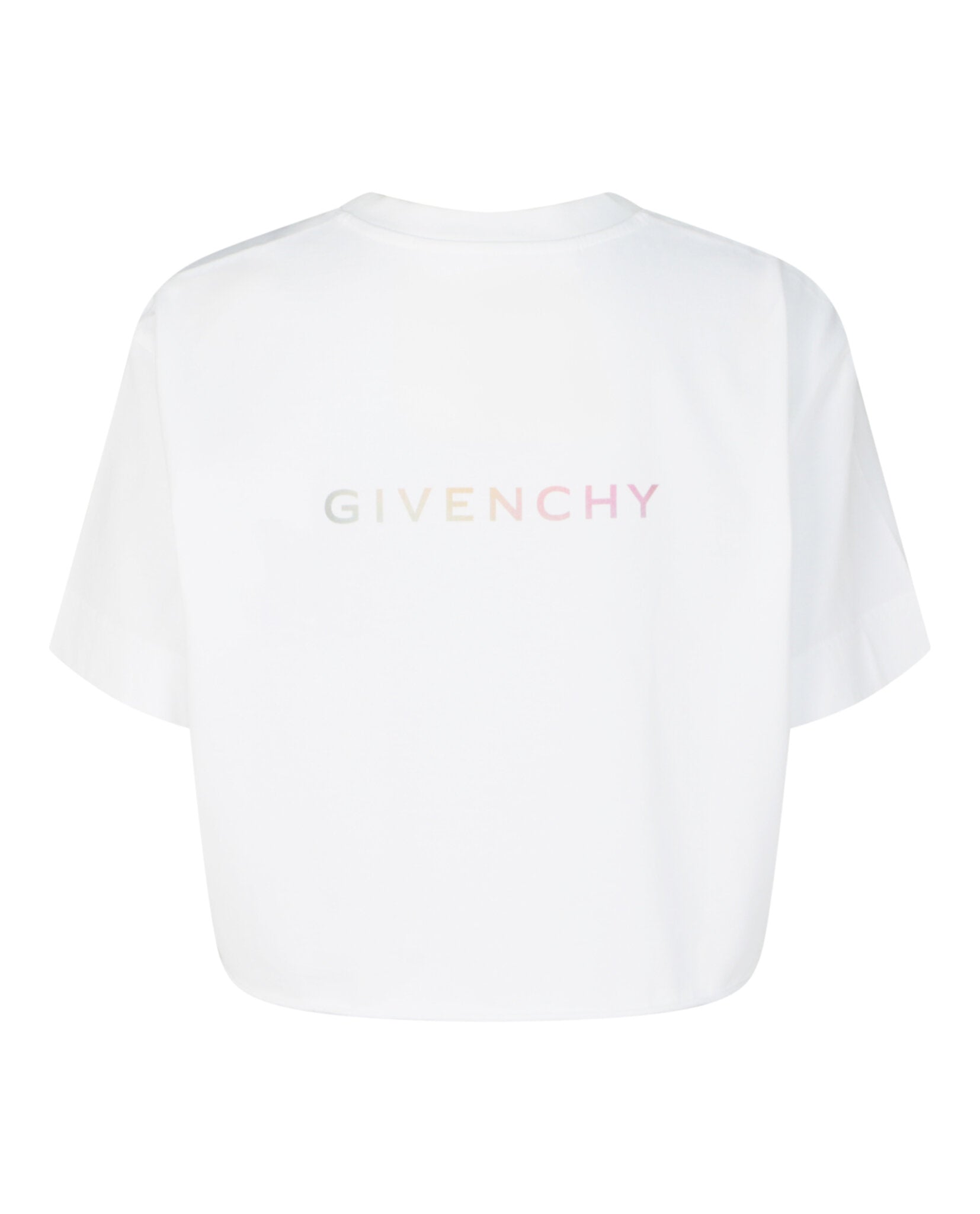 Givenchy Womens 4G Peace Logo Crop Top