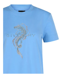 Givenchy Womens Slim Fit Capricorn Dragon T-Shirt