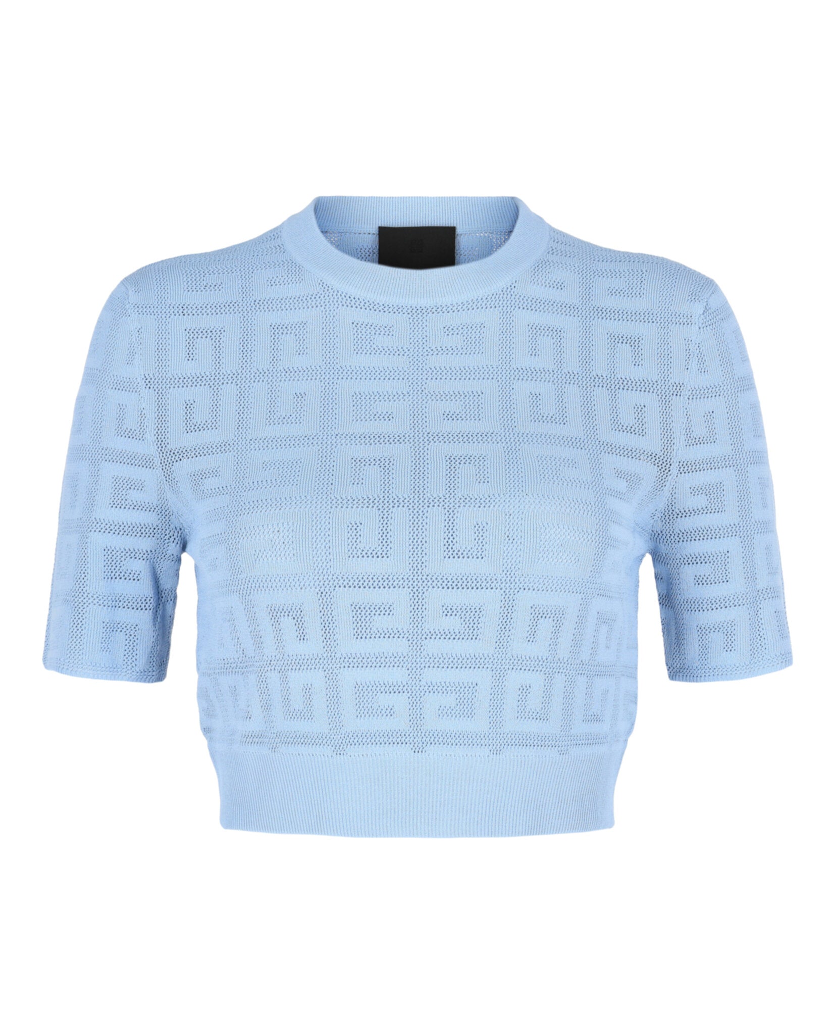 Givenchy Womens 4G Monogram Crop Sweater