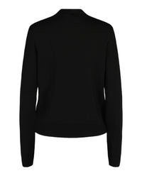 Givenchy Womens Slim Crew Neck Sweater With Crystal Details