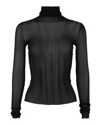 Givenchy Womens Sheer Stretch Turtleneck