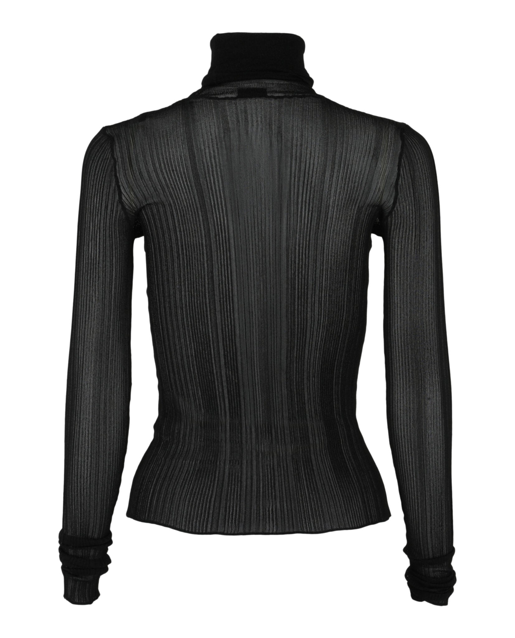Givenchy Womens Sheer Stretch Turtleneck