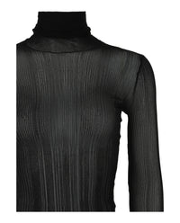 Givenchy Womens Sheer Stretch Turtleneck