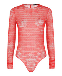 Givenchy Womens 4G Lace Bodysuit