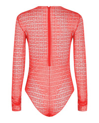 Givenchy Womens 4G Lace Bodysuit