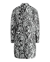 Givenchy Womens Double-Breasted Floral Jacquard Coat
