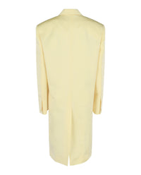 Givenchy Womens Silk Satin Longline Coat