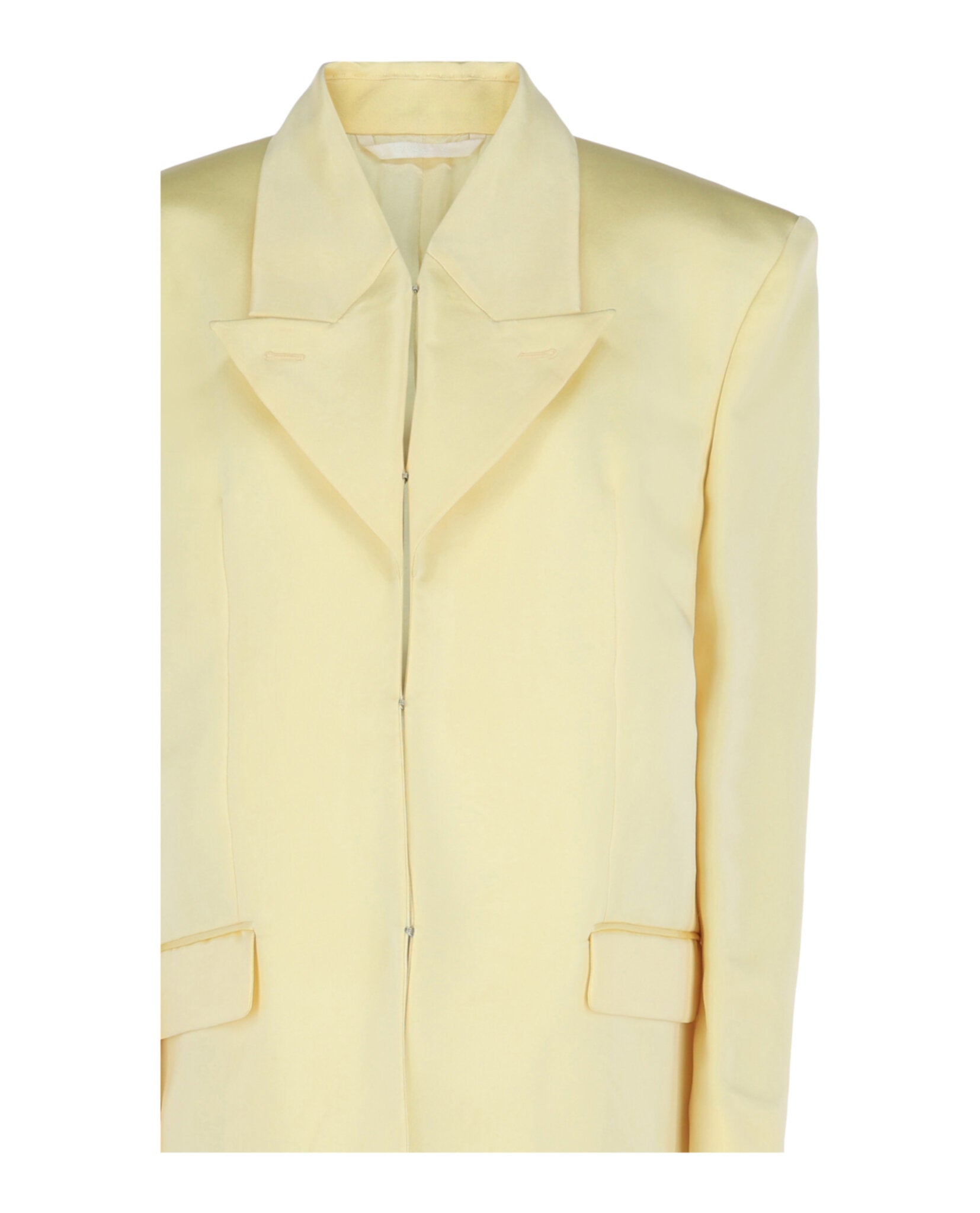 Givenchy Womens Silk Satin Longline Coat