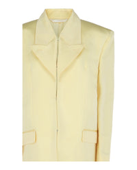 Givenchy Womens Silk Satin Longline Coat