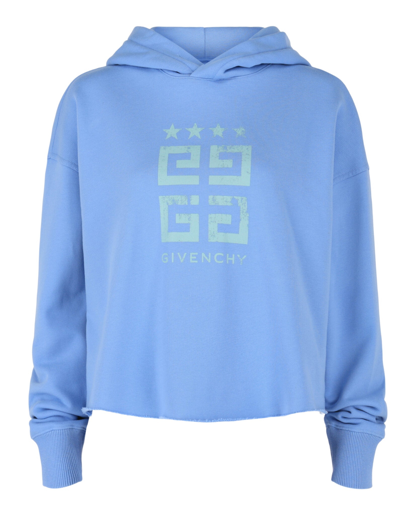 Givenchy Womens Cropped 4G Hoodie
