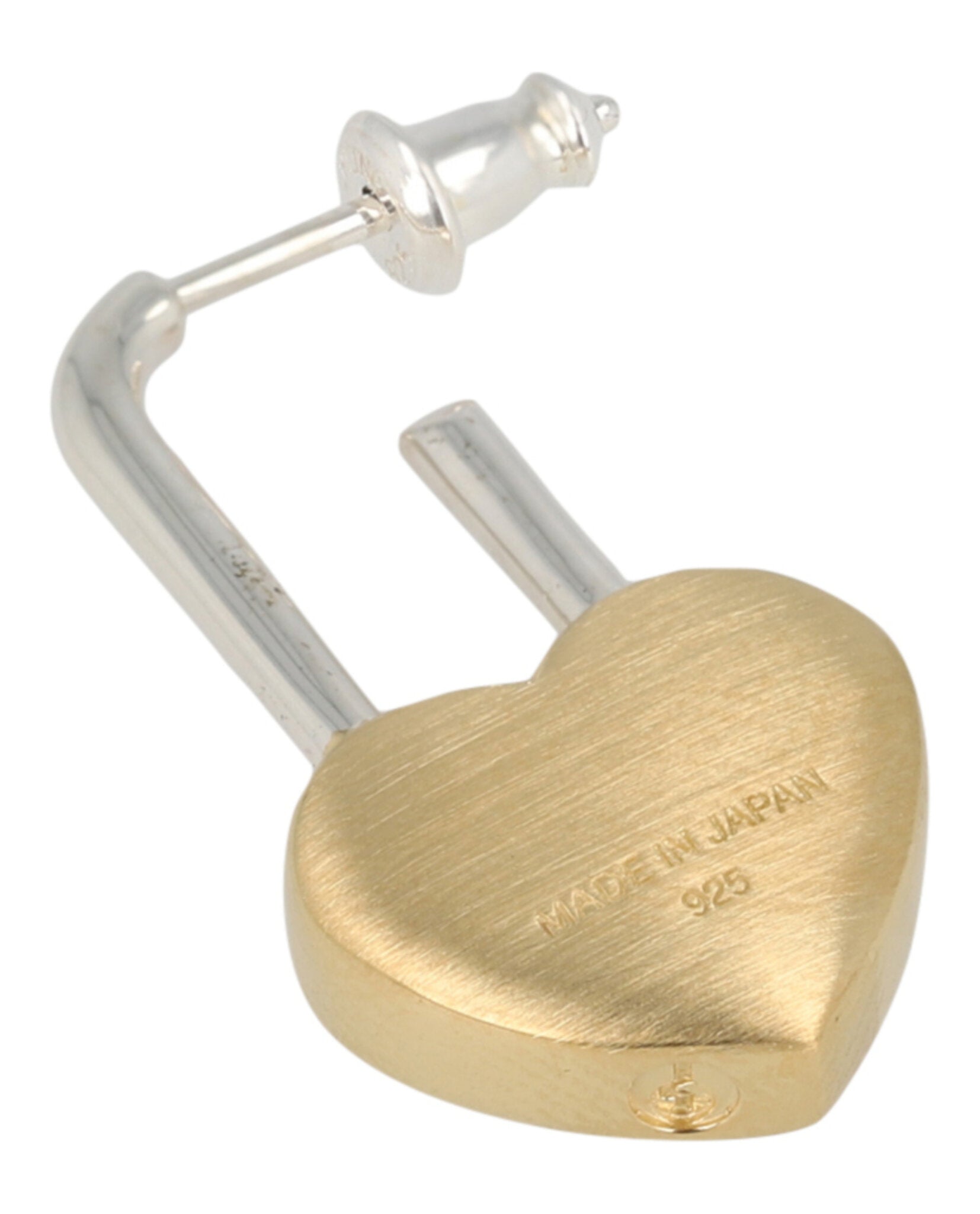 AMBUSH®︎ SMALL HEART PADLOCK EARRING Ambush SMALL HEART PADLOCK EARRING | REVERSIBLE