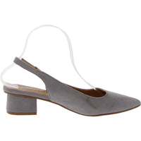 BHFO Womens Block Heel Manmade Slingback Heels