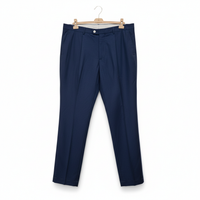 Brunello Cucinelli Mens Blue Dress Pants