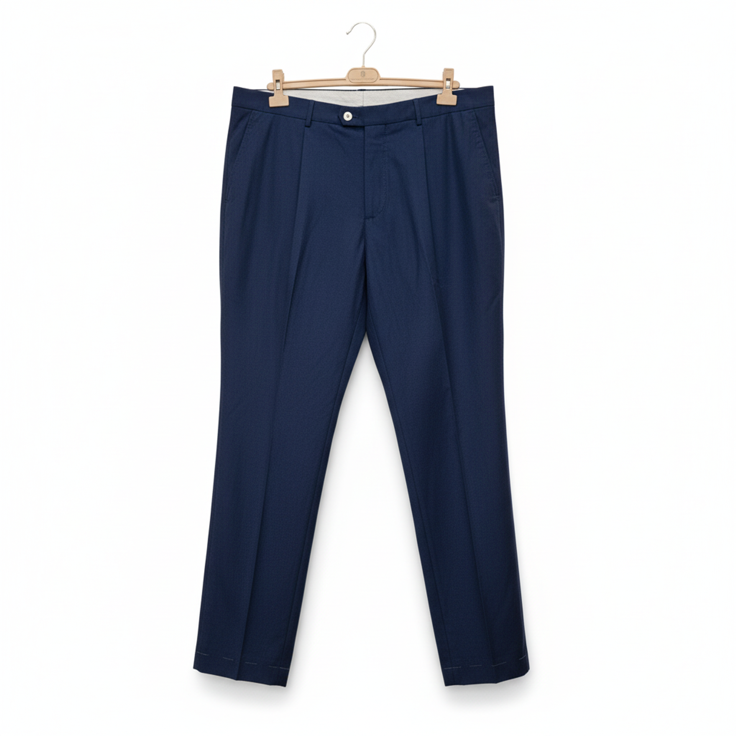 Brunello Cucinelli Mens Blue Dress Pants