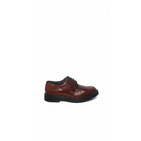 Brunello Cucinelli Polished Cordovan Leather Lace-Up Derby Shoes