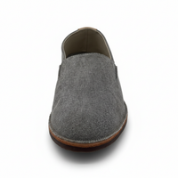 Brunello Cucinelli Grey Textile Slip-On Espadrillas