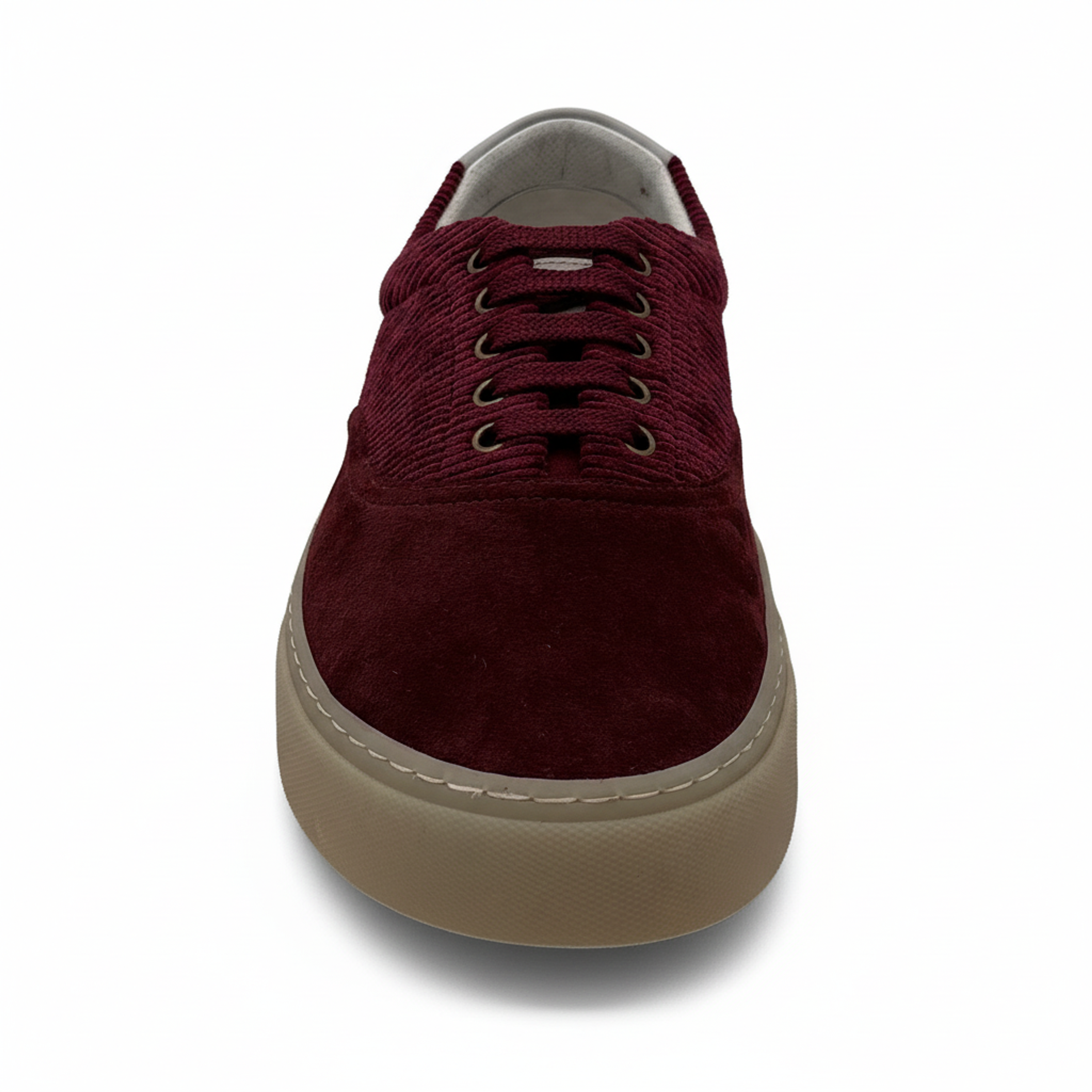 Brunello Cucinelli Textured Leather and Suede Low-Top Sneakers with Gum Sole