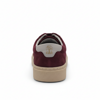 Brunello Cucinelli Textured Leather and Suede Low-Top Sneakers with Gum Sole