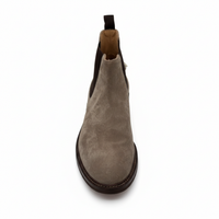 Brunello Cucinelli Light Grey Suede Chelsea Boots