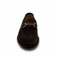 Brunello Cucinelli Suede Horsebit Loafers, Canyon Brown