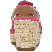 Oodles-Flwr Womens Slip On Wedge Sandals