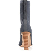 Elissa Womens Comfort Insole Knit Ankle Boots