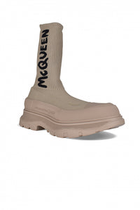 Alexander McQueen Alexander Mcqueen Men Graffiti Tread Slick Boots