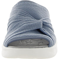 Smile II Womens Slip On Wedge Sandals
