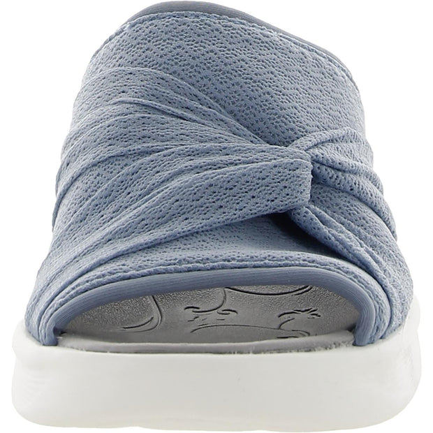 Smile II Womens Slip On Wedge Sandals