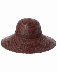 Bruno Magli Wide Brim Round Crown Straw Sun Hat