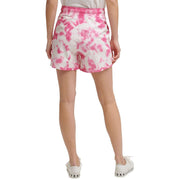Womens Terry Tie-Dye Casual Shorts