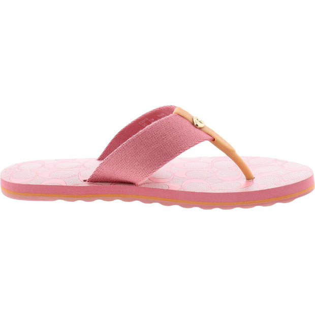 Zoe Webbed Womens Thong Slip On Flip-Flops