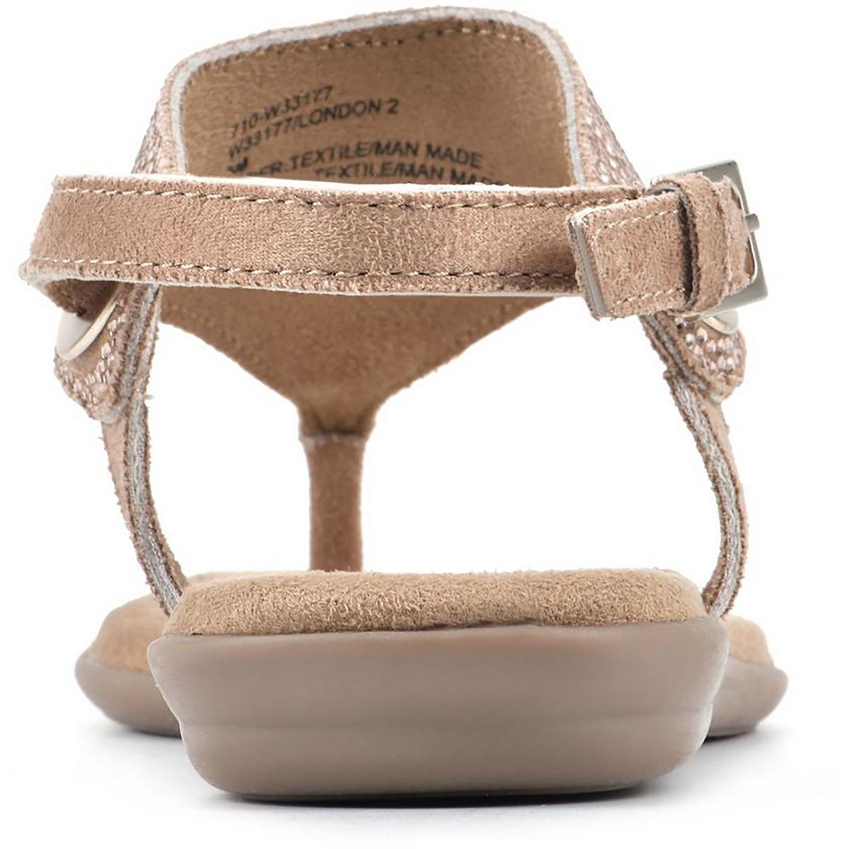 London Womens Buckle Flat Sandals