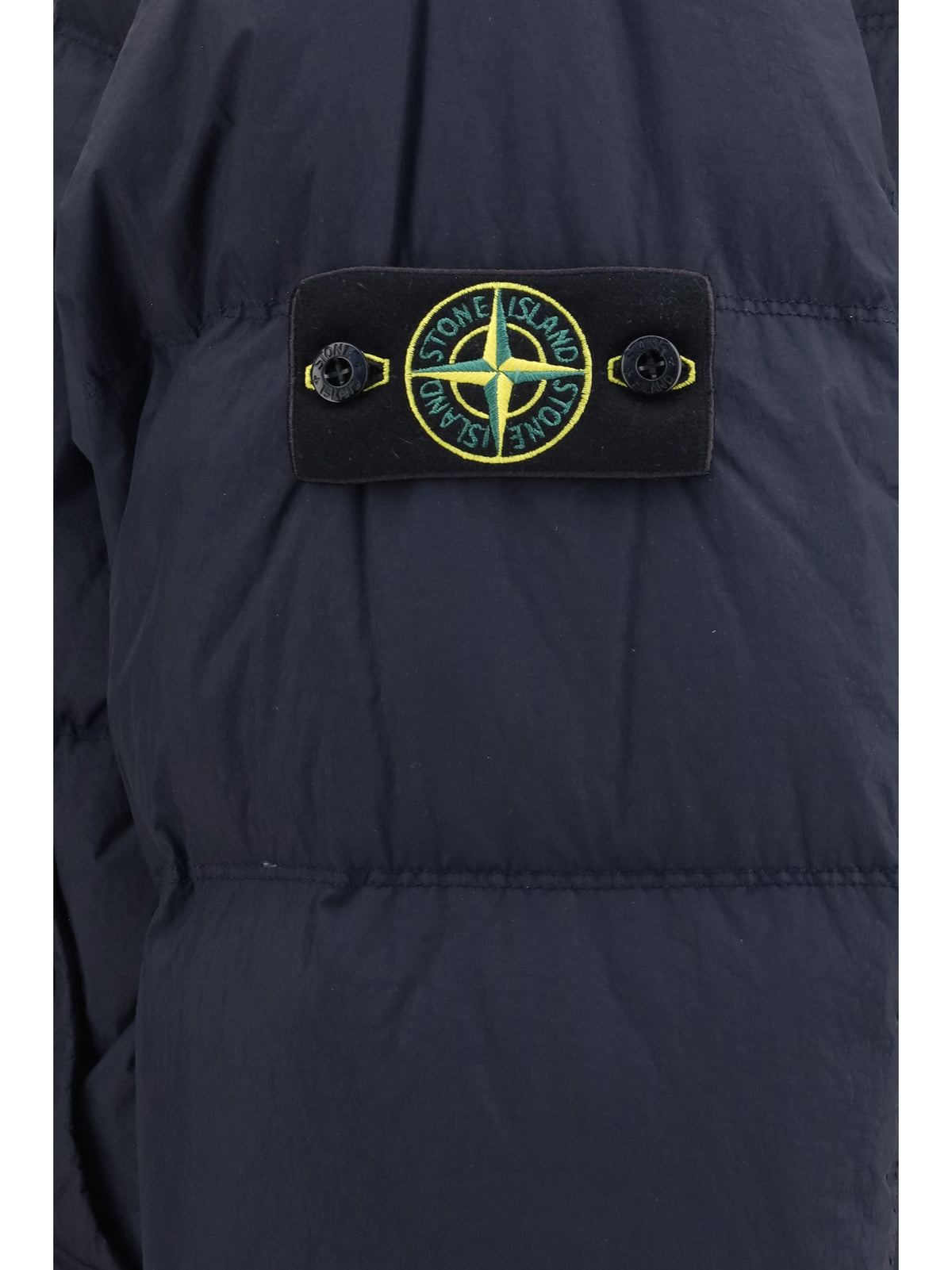 Stone Island Men Quilted High-Neck Puffer Jacket