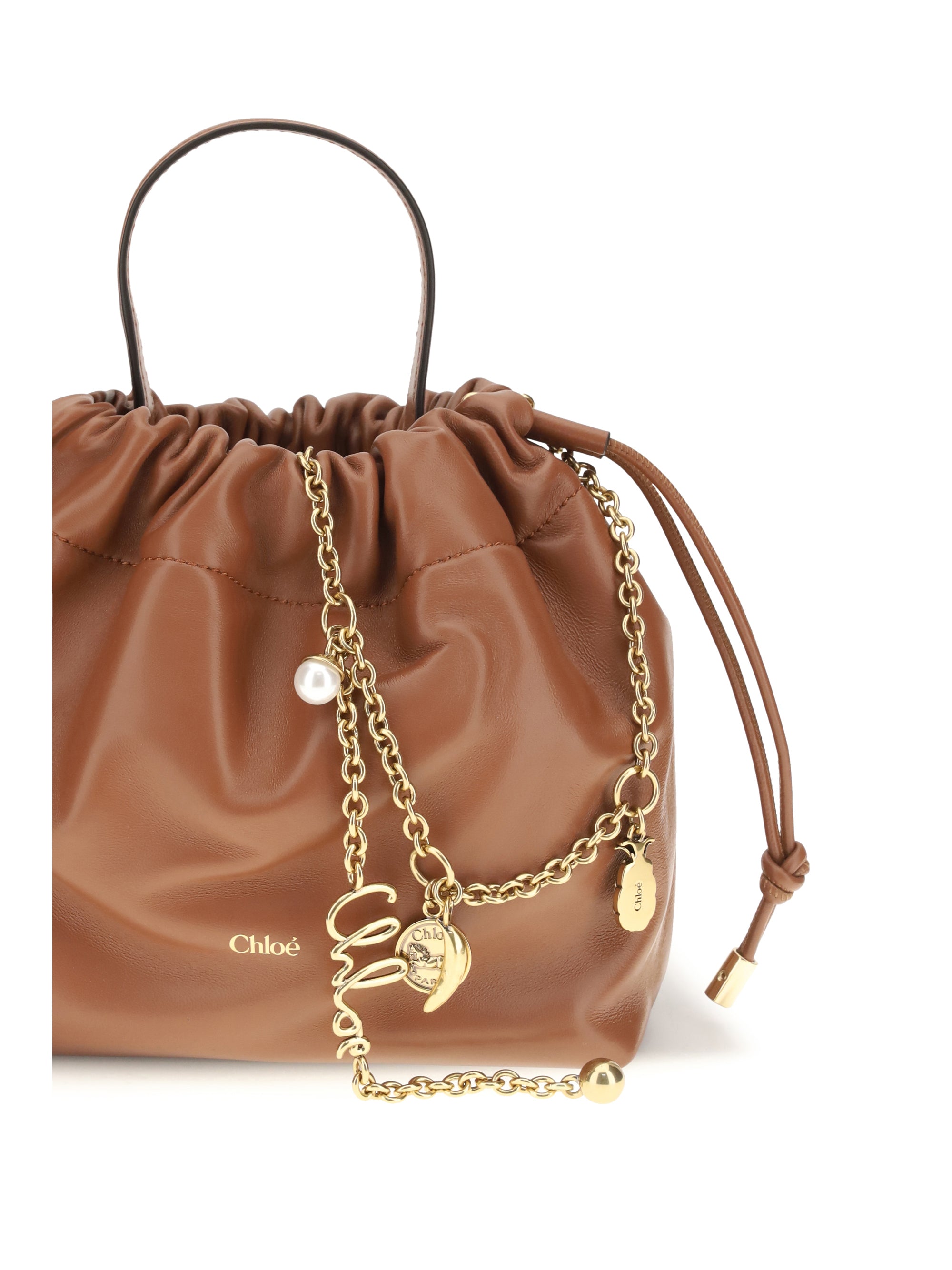 CHLOÉ Chloé Women Icons Leather Chain Shoulder Bag