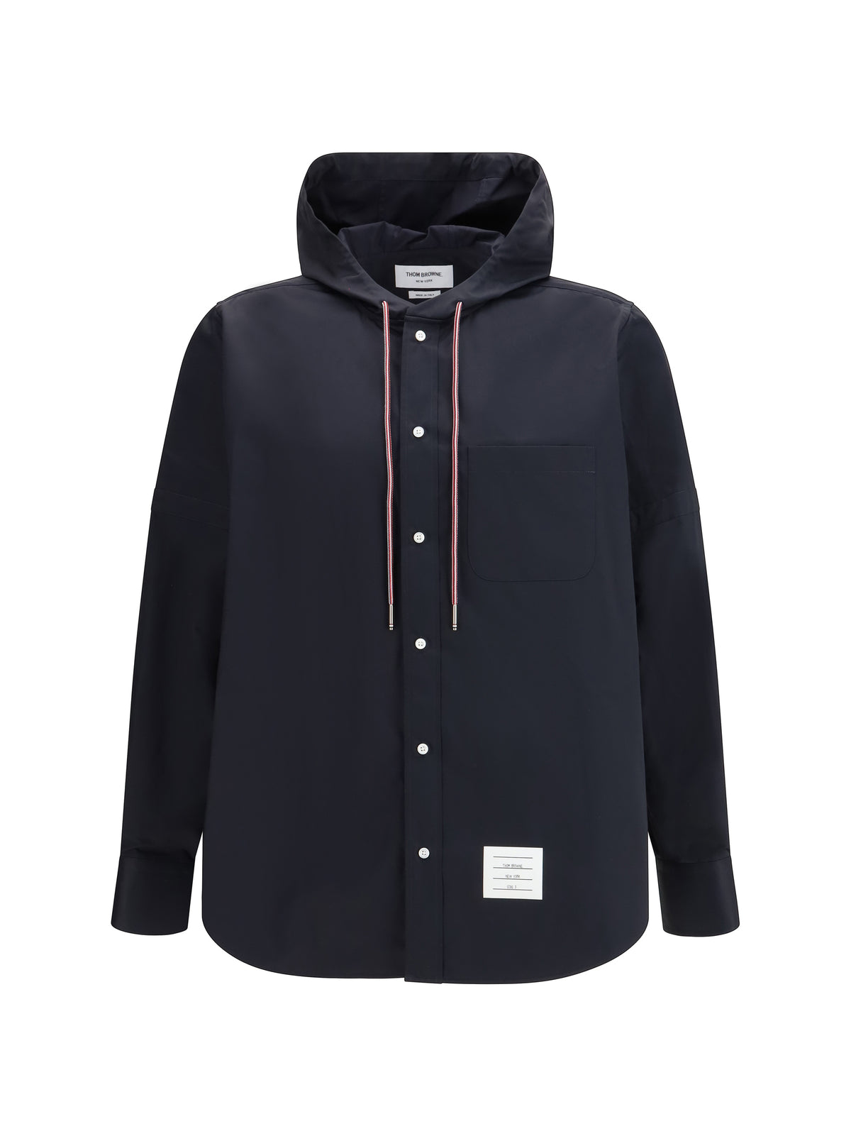 Thom Browne Men Nylon Cotton Hooded Jacket