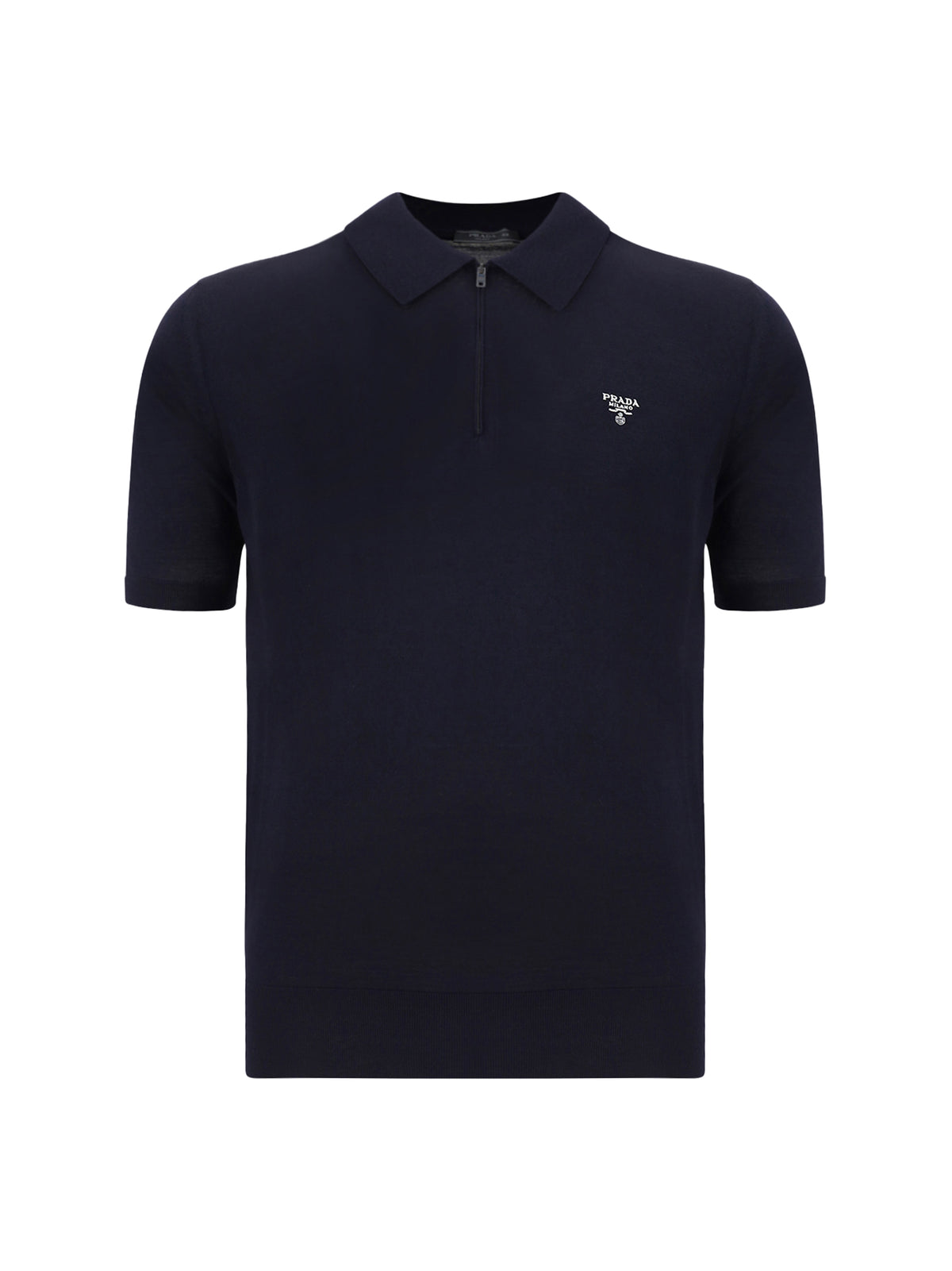 Prada Men Virgin Wool Polo Shirt
