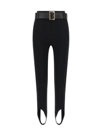 SELF-PORTRAIT Self-Portrait Women Stretch Jersey Leggings With Belt