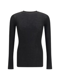 RICK OWENS Rick Owens Men Slim Ribbed Long-Sleeve Sweater