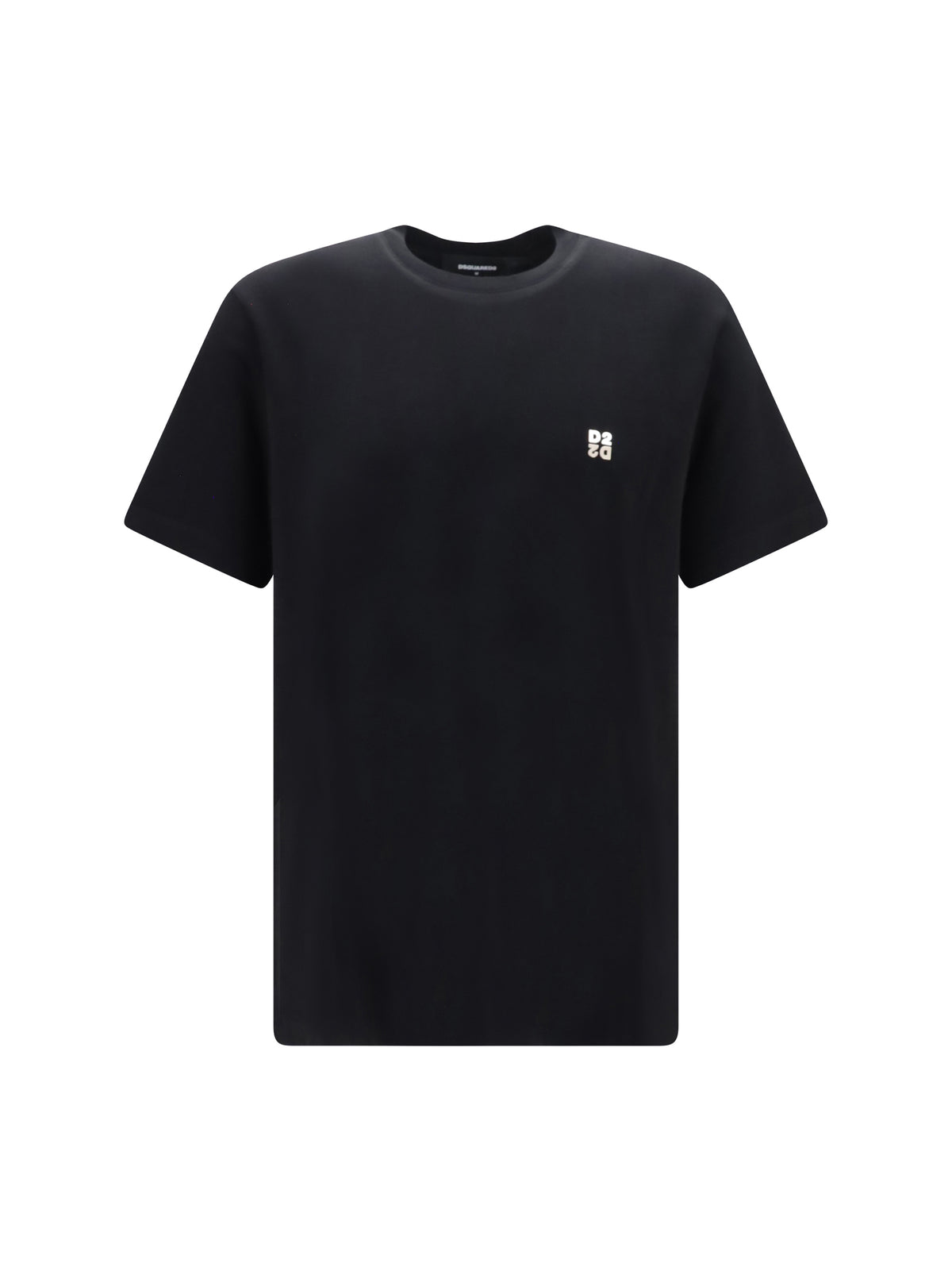 Dsquared2 Men Metal D2 Cotton T-Shirt