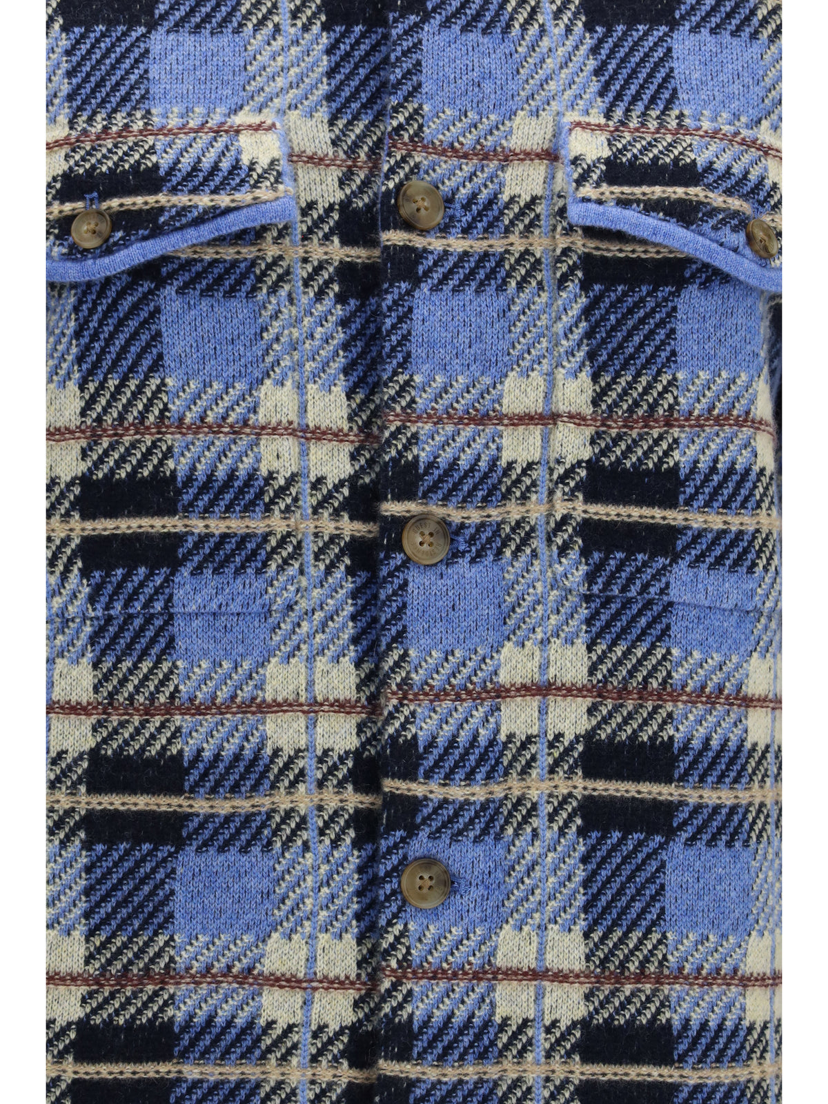 Guest In Residence Women Checked Cashmere Shirt
