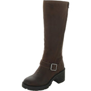 Scoty  Womens Leather Knee-High Boots