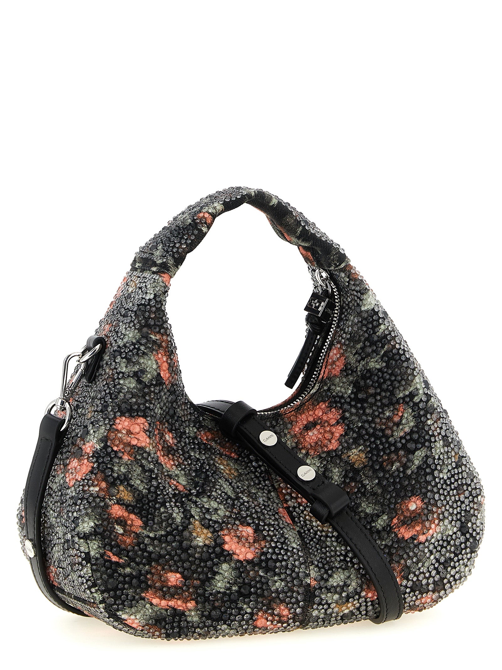 GANNI Ganni Women 'Mini Hobo Flowers' Handbag