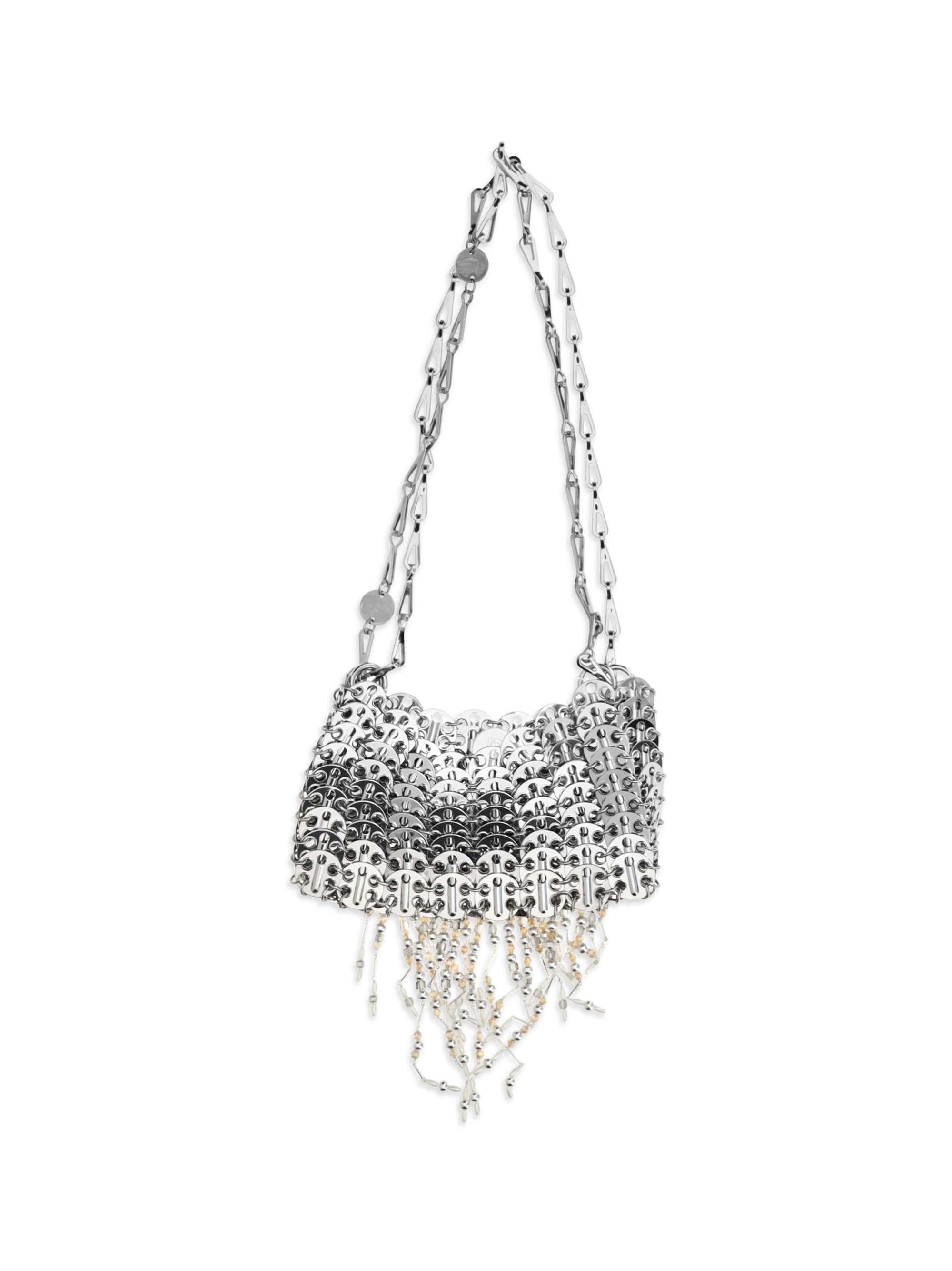 RABANNE Rabanne Women Nano 1969 Pearl Fringe Shoulder Bag