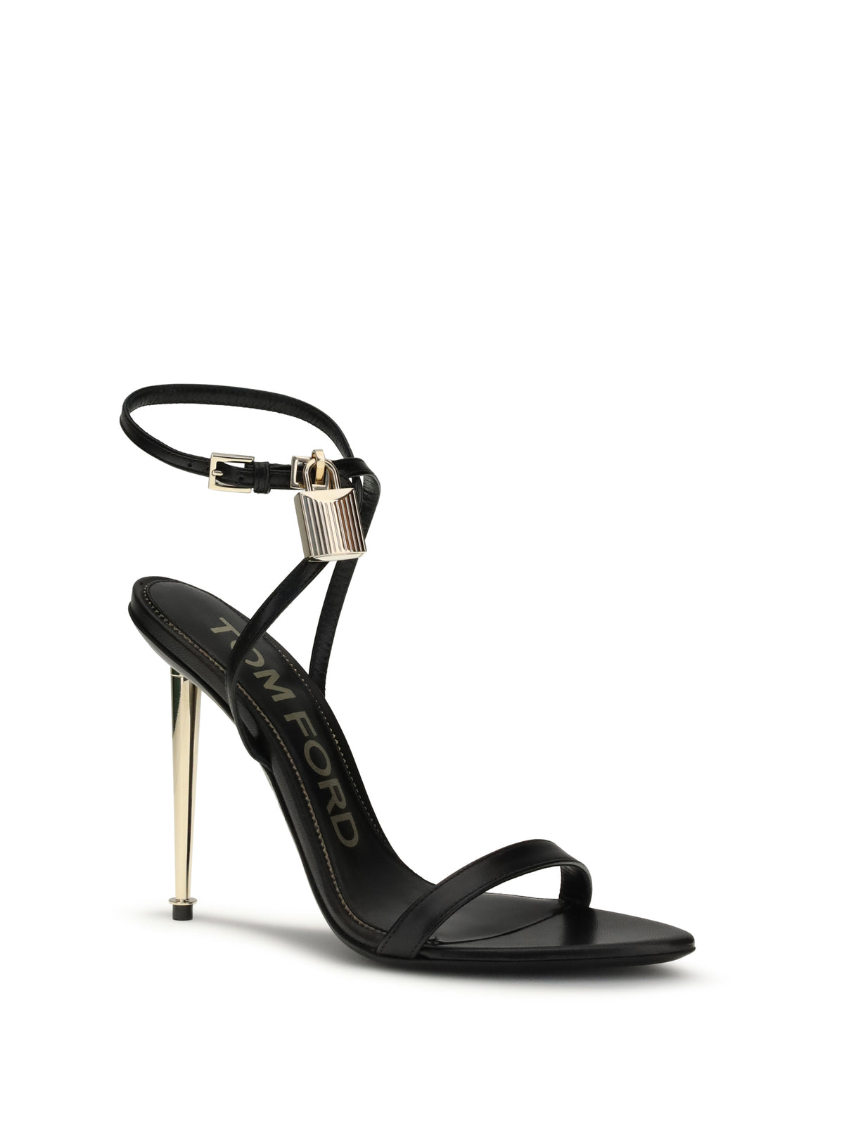 TOM FORD Tom Ford Women Padlock Pointy Naked Heeled Sandals