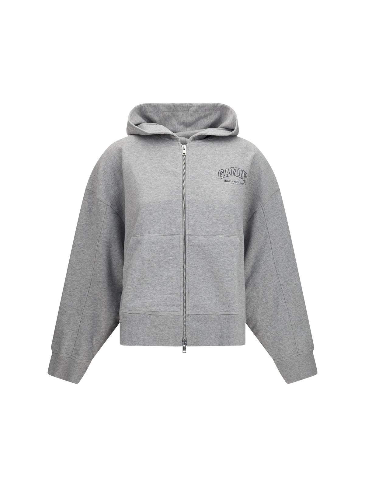 GANNI Ganni Women Cotton Zip-Up Hoodie