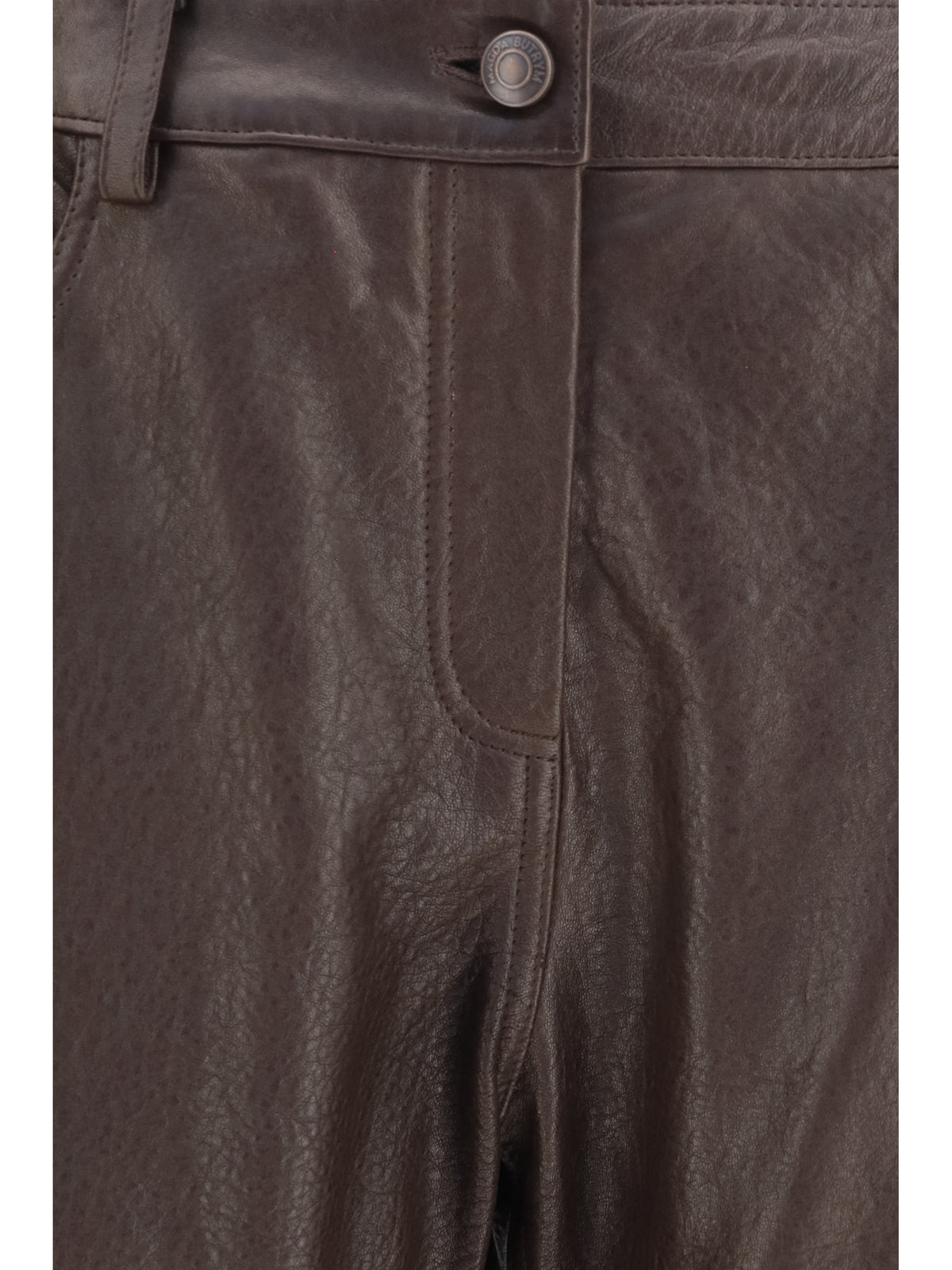 MAGDA BUTRYM Magda Butrym Women Straight-Leg Leather Pants