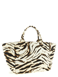 GANNI Ganni Women 'Xxl Zebra' Shopping Bag