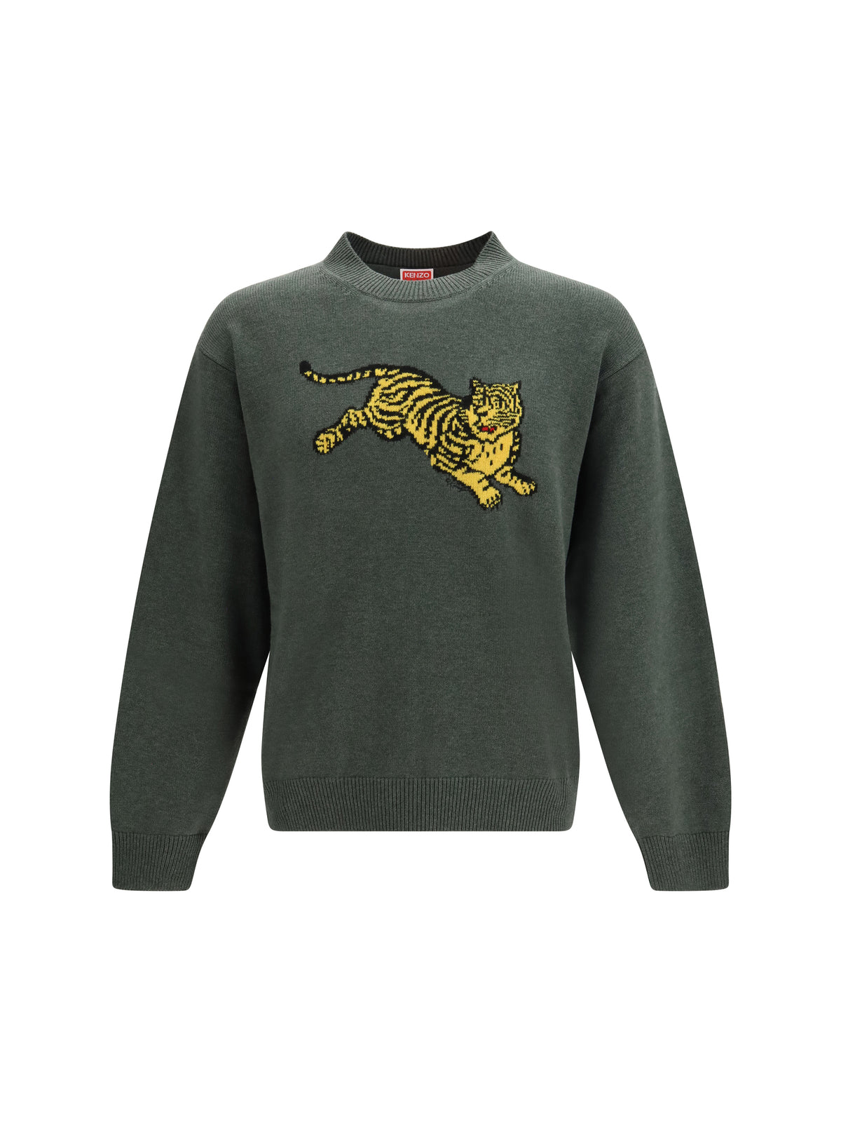 Kenzo Men Kenzo Jumping Tiger Cotton Sweatshirt